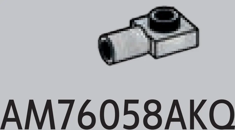 Plate Modified 1 x 1 with horizontal connector pipe, hollow in White with Black Marbling (Camo)