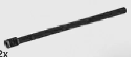 Bar 8L with connector tip in Gray, Dim (Metallic)