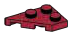 Wedge Plate 2 x 3 without corner, right in Red, Dark (Flake)