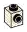 Brick Modified 1 x 1 w/ Stud on 1 Side & Open Top & Back in White, Bleached Bone