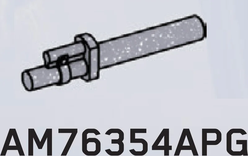 Weapon, Firearm: generic small gun with over/under barrel configuration in Gray, Steel