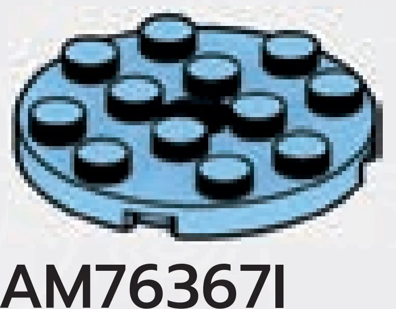 Plate Round 4 x 4 with center hole