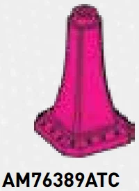 Fixture: chair 2 x 3 x 2 tapered stand in Pink, Barbie