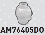 Gear: skull, decorative in Gray