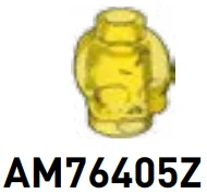 Gear: skull, decorative in Green (Translucent)