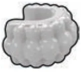 Figure, jewelry: bracelet, beaded in White