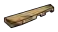 Wedge Tile 1 x 4 without right corner in Sand, Dark (Camo)