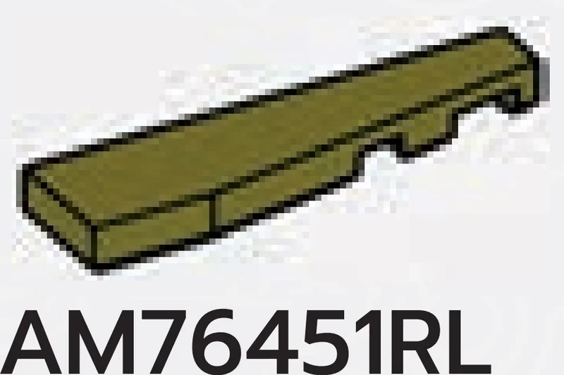 Wedge Tile 1 x 4 without right corner in Green, Rich