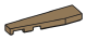 Wedge Tile 1 x 4 with missing left corner in Brown, Teak