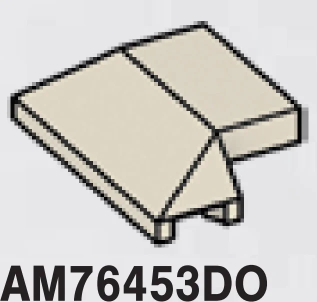 Tile 1 x 2 with laterally descending 1 x 3 slope 25 in Gray