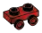 Bracket Plate 1 x 2 with side studs in Red (Camo)
