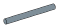 Bar 4 Studs Long in Gray, Light (Metallic)