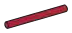 Bar 4 Studs Long in Red, Dark (Flake)