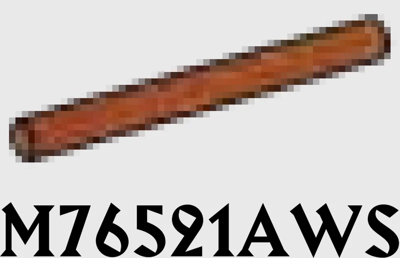 Bar 4 Studs Long in Brown, Rust
