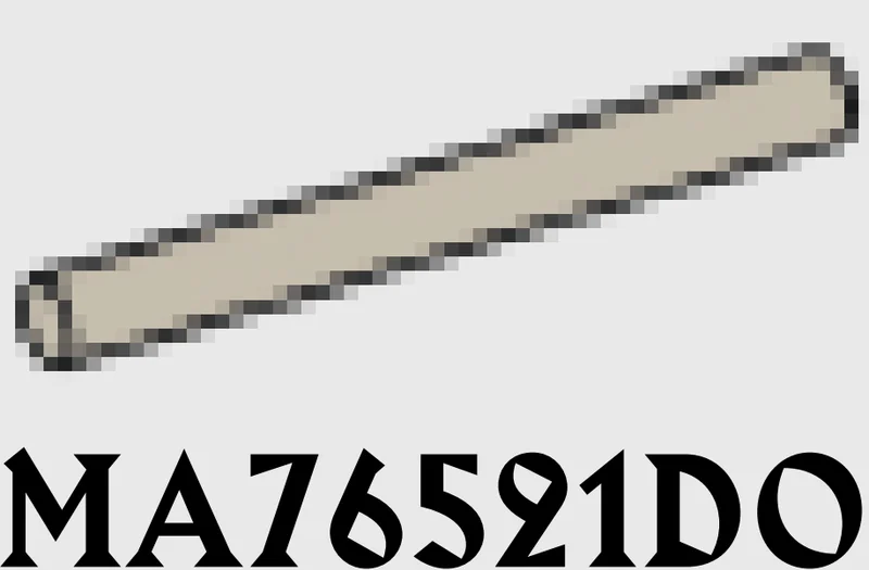 Bar 4 Studs Long in Grey, Light