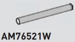 Bar 4 Studs Long in Clear (Translucent)