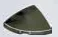 Tile 2 x 1 x 2 corner round, low dome in Green, Jungle (Camo)