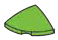 Slope 2 x 1 x 2 corner round, low dome in Green, Soft Grass