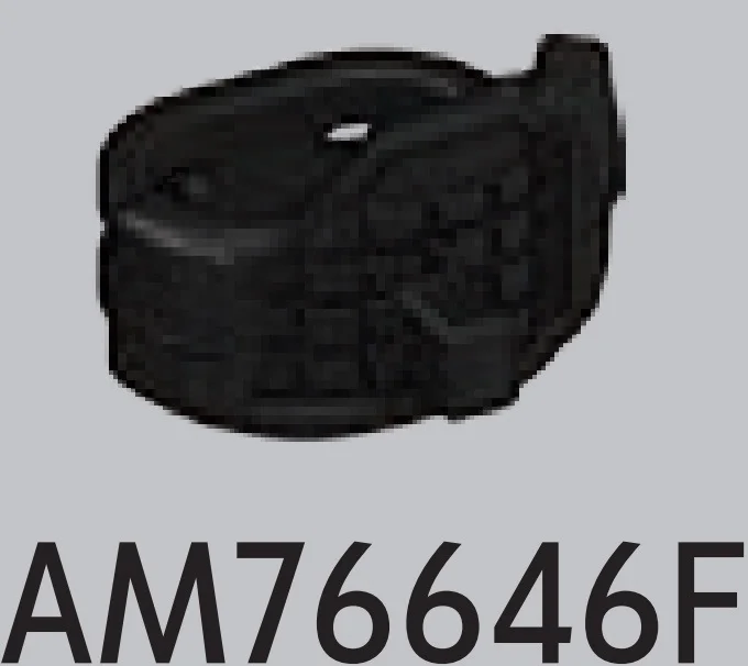 Minifig Leg Strap: Large Molle Pannel Drop Leg in Black