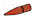 Connector: pin with short spike in Orange (Translucent)
