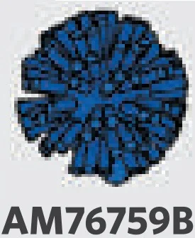 Figure, accessory: pom-pom in Blue