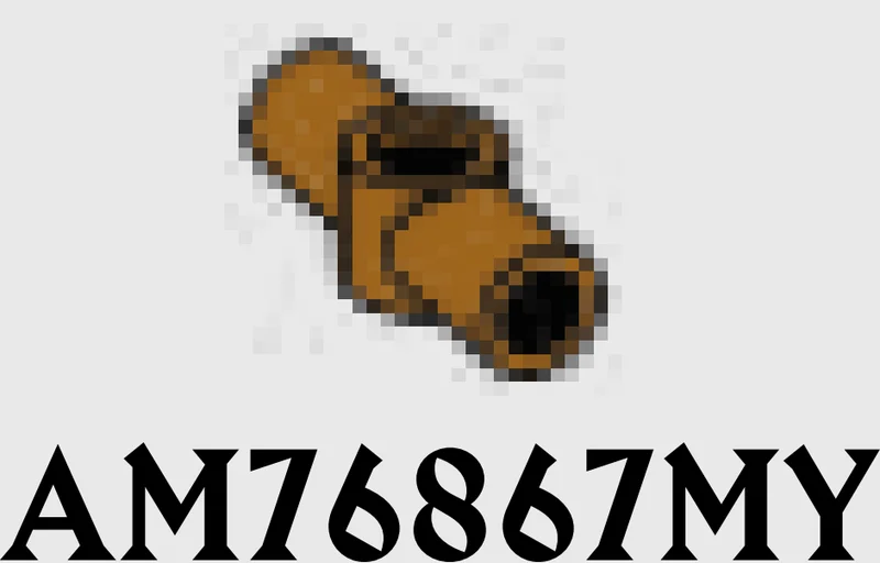 Connector: pipe, small 2 studs long with perpendicular hole in Brown, Caramel