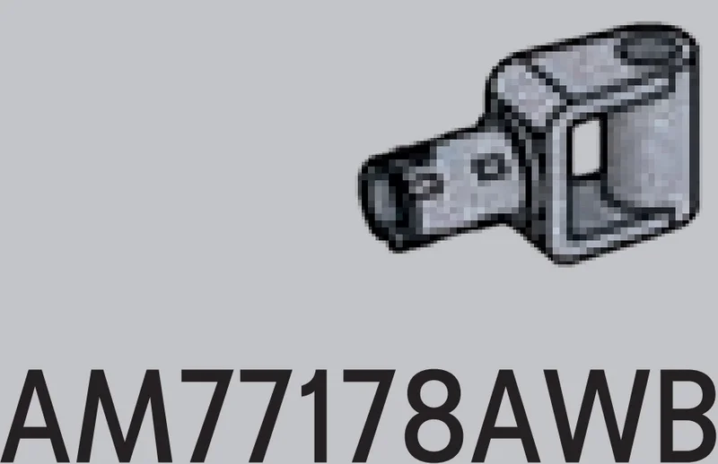 Connector: pin, medium with medium handle in Gray, Medium (Metallic)