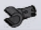 Connector: pin, medium with clip