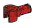 Connector: pin, medium with clip in Red (Camo)