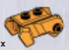 Weapon, Armor: Cyclops Mark III shin guard in Yellow, Goldenrod