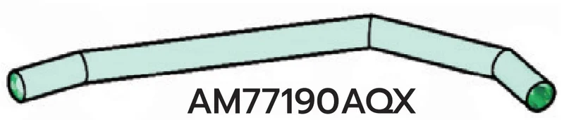 Bar 8L with double bend and 90 degree elbow