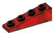 Slope brick 25 1 x 4 with studs on slope in Red (Camo)