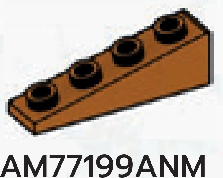 Slope brick 25 1 x 4 with studs on slope