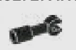 Connector: pipe, small 1 stud long with extended clip