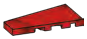 Wedge Tile 2 x 4 - Left in Red (Camo)