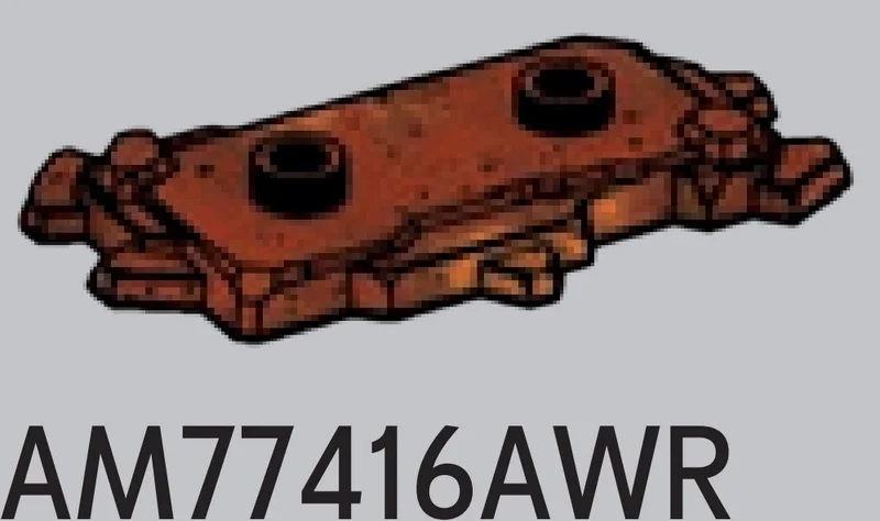 Plate 3 x 5 irregular with 2 studs, figure display stand