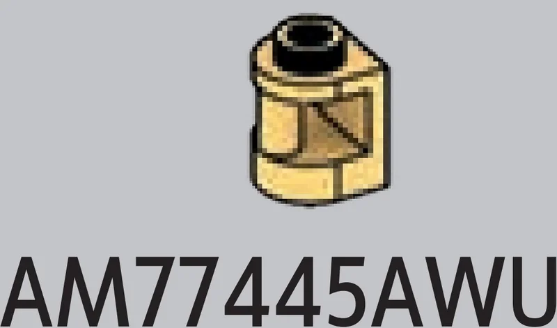 Brick 1 x 1 half-round with horizontal notch