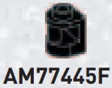 Brick 1 x 1 half-round with horizontal notch in Black