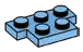 Plate Modified 2 x 3 Off-Set T-shape in Blue, Deep Pastel