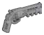Weapon, Firearm: pistol, Regulator Mk. 43 Hand Cannon in Gray, Medium (Metallic)