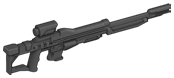 Weapon, Firearm: sniper rifle, Guardian's in Metal, Iron (Metallic)