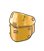Shoulder Armor: Marine in Gold, Tarnished