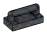 Tile 1 x 2 with horizontal handle lengthwise on top in Metal, Iron (Metallic)