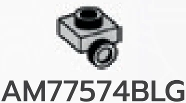 Bracket 1 x 1 with one stud on side, descending in Gray, Dull