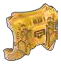 Weapon, Armor: cuirass, Holdfast backplate in Gold, Tarnished