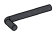 Bar 1 x 4 with elbow in Metal, Iron (Metallic)