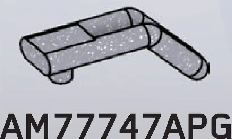 Bar, double: U-shape bent along length with mounting pin in Gray, Steel