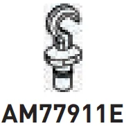 Connector: hook on small pin in White