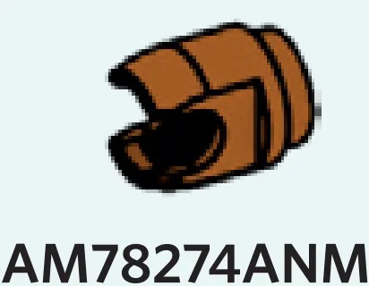 Brick 1 x 1 ball joint socket, base in Gray, Dark (Flake)