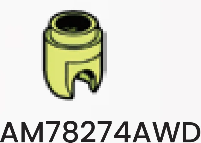 Brick 1 x 1 ball joint socket, base
